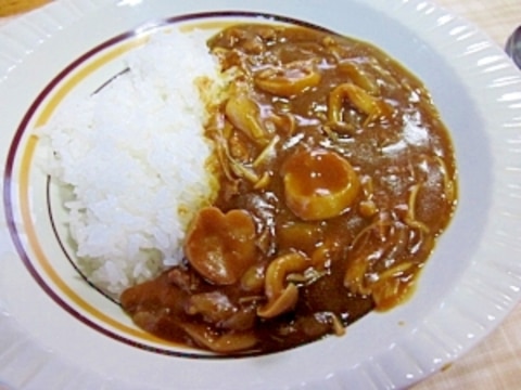 きのこたっぷりヘルシーきのこカレー